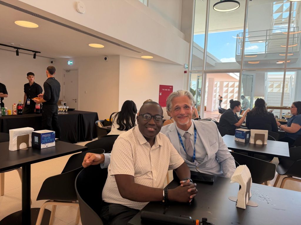 Mr. Byamukama Allan With Dr. Carsten Lederer in , Nicosia, Cyprus